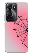Pink Web Vivo T3 Lite 5G Hard Case Back Cover by Casekaro