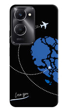 Love Orbit Vivo T3 Lite 5G Hard Case Back Cover by Casekaro