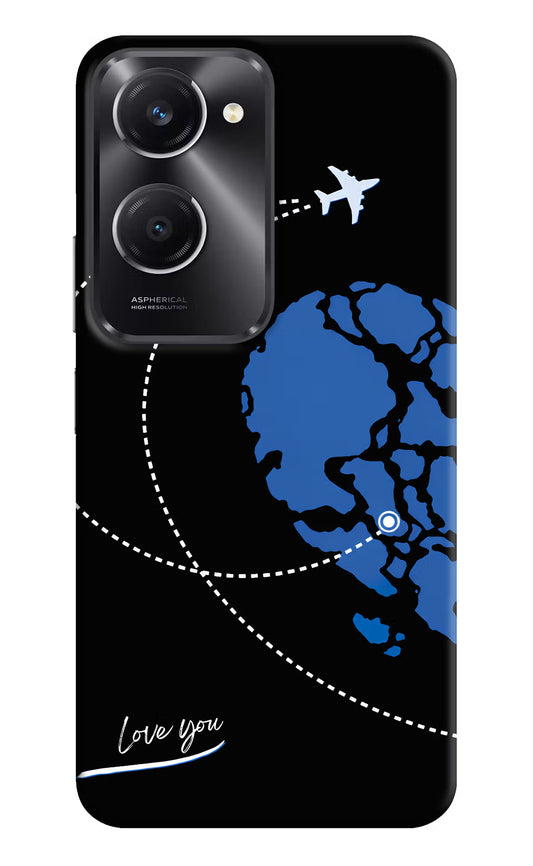 Love Orbit Vivo T3 Lite 5G Hard Case Back Cover by Casekaro