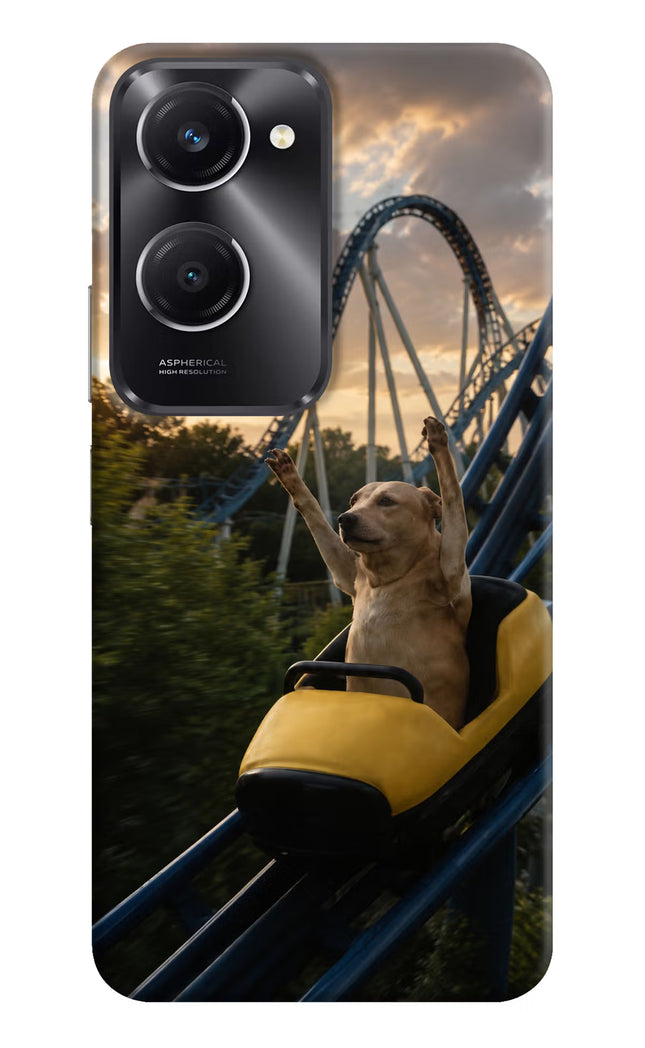 Rollercoaster Dog Vivo T3 Lite 5G Hard Case Back Cover by Casekaro