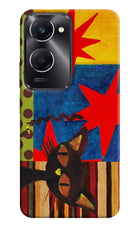 Pop Cat Vivo T3 Lite 5G Hard Case Back Cover by Casekaro