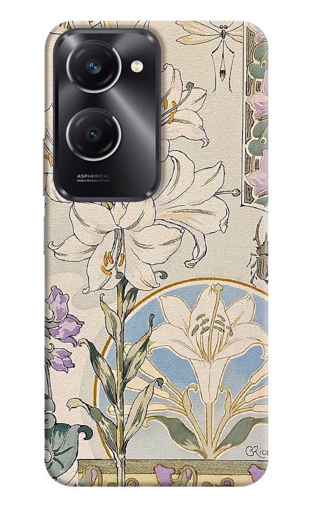 White Lily Vivo T3 Lite 5G Hard Case Back Cover by Casekaro