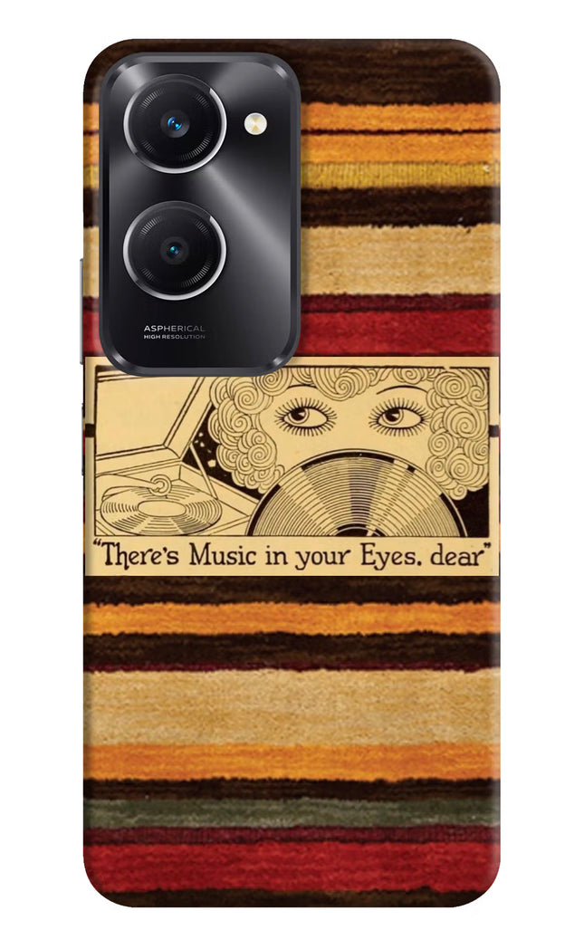 Vinyl Stripes Vivo T3 Lite 5G Hard Case Back Cover by Casekaro