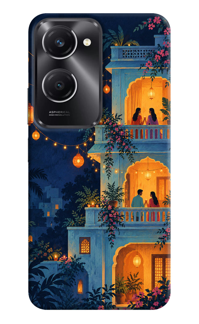 Balcony Glow Vivo T3 Lite 5G Hard Case Back Cover by Casekaro