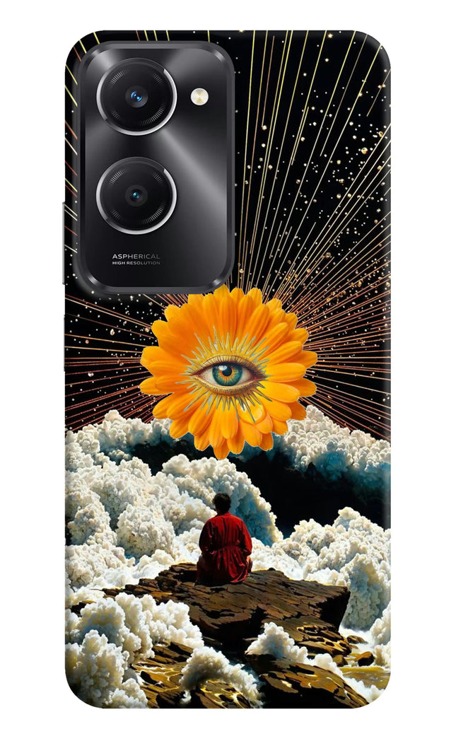 Cosmic Flower Vivo T3 Lite 5G Hard Case Back Cover by Casekaro