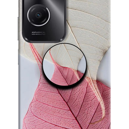 White Pink Leaf Vivo T3 Lite 5G Pop Case by Casekaro
