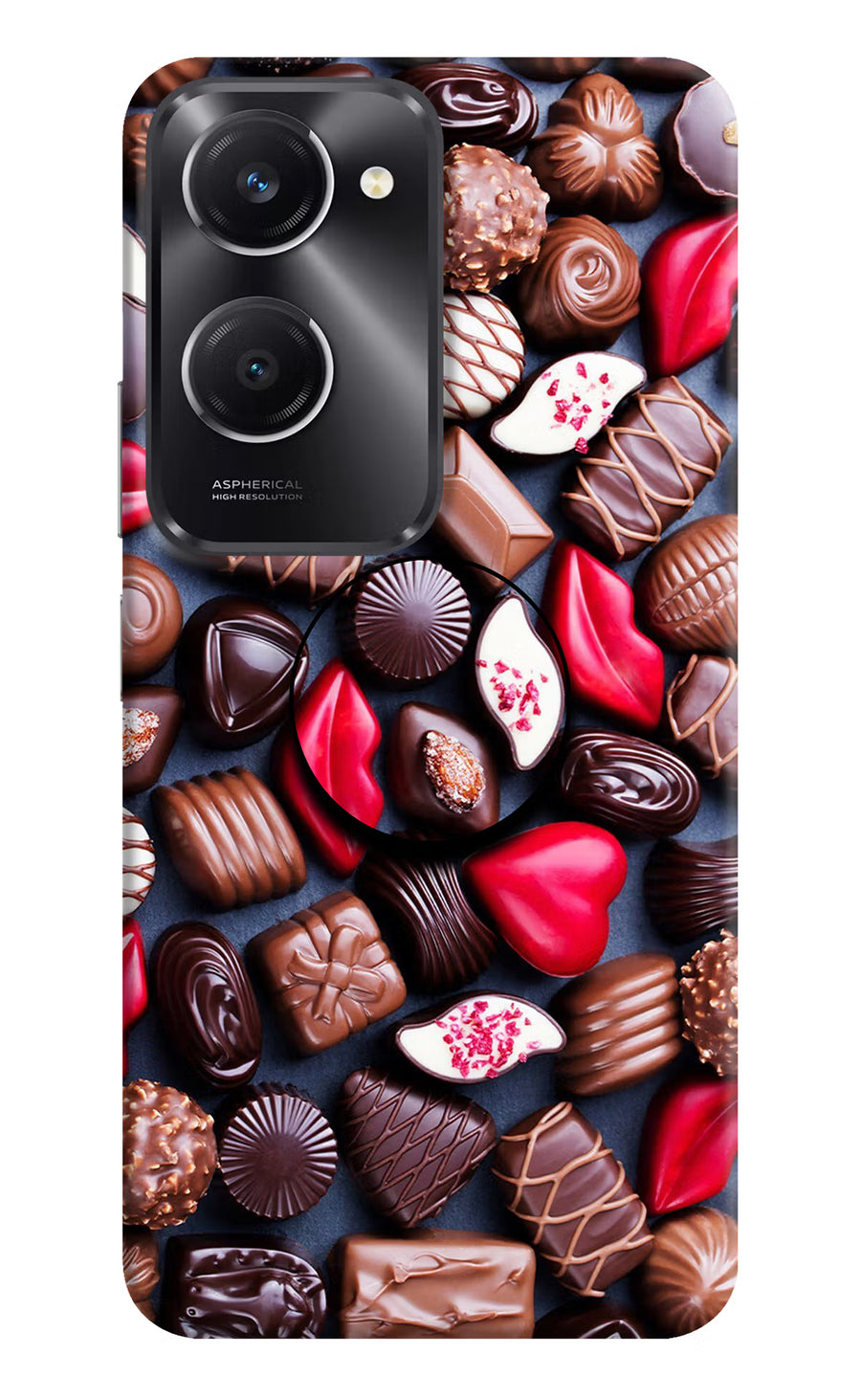 Chocolates Vivo T3 Lite 5G Pop Case, Hard case