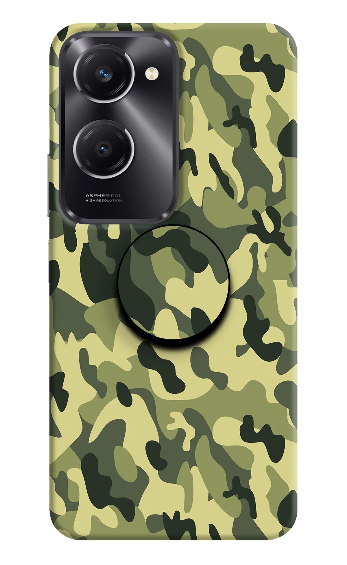 Camouflage Vivo T3 Lite 5G Pop Case by Casekaro