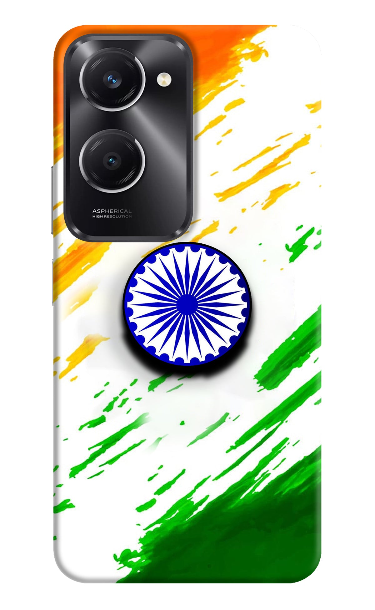 Indian Flag Ashoka Chakra Vivo T3 Lite 5G Pop Case