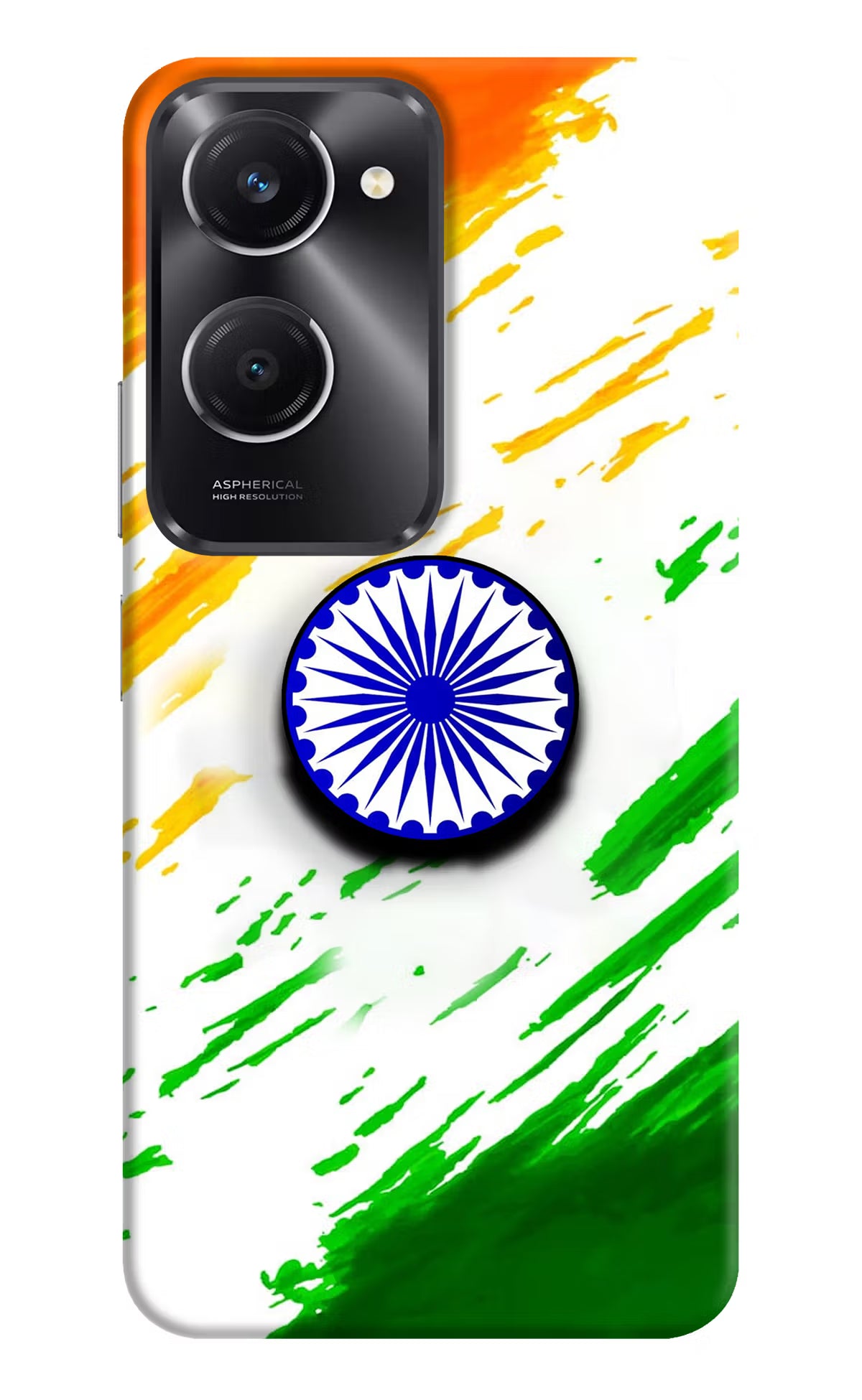 Indian Flag Ashoka Chakra Vivo T3 Lite 5G Pop Case by Casekaro