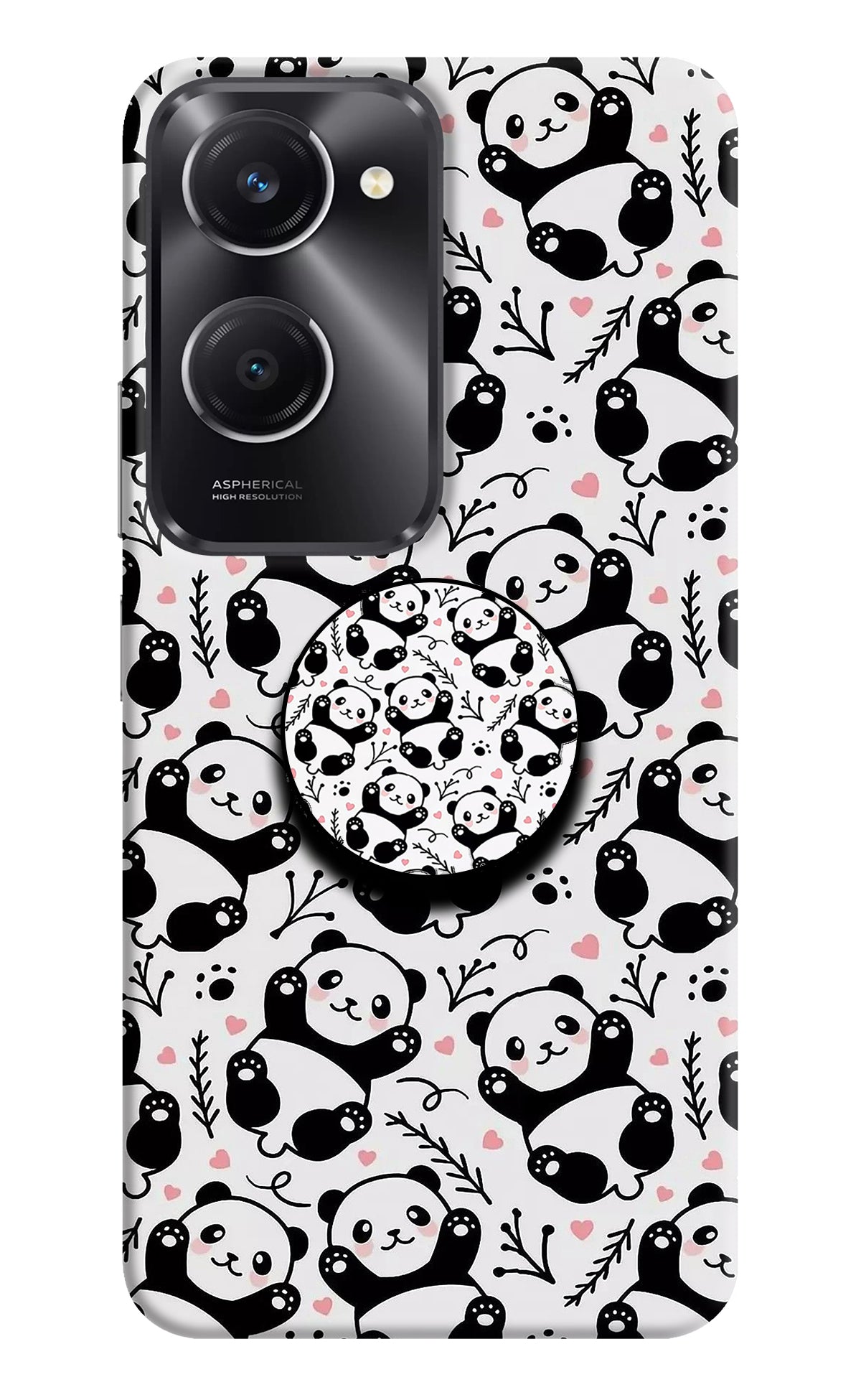 Cute Panda Vivo T3 Lite 5G Pop Case