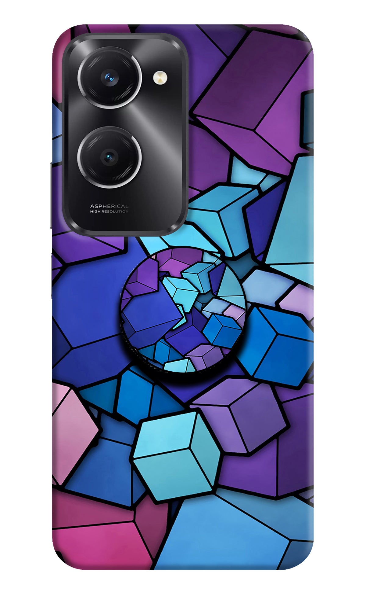 Cubic Abstract Vivo T3 Lite 5G Pop Case