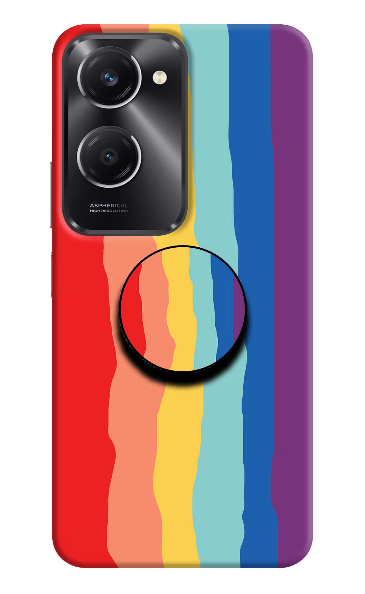 Rainbow Vivo T3 Lite 5G Pop Case by Casekaro