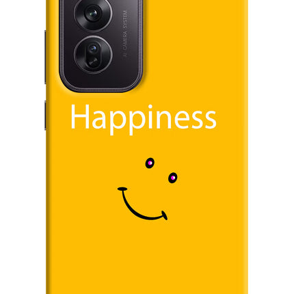 Happiness With Smiley Oppo Reno12 Pro 5G Hard Case Back Cover by Casekaro