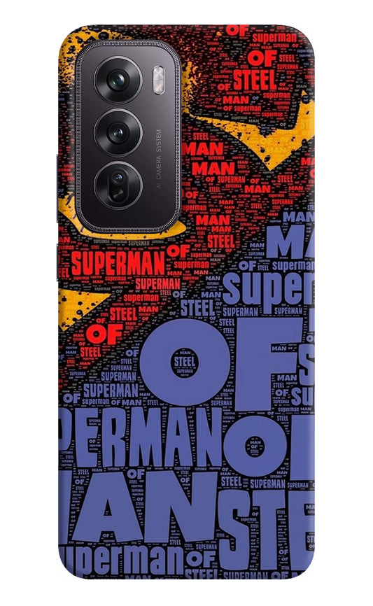 Superman Oppo Reno12 Pro 5G Hard Case Back Cover by Casekaro