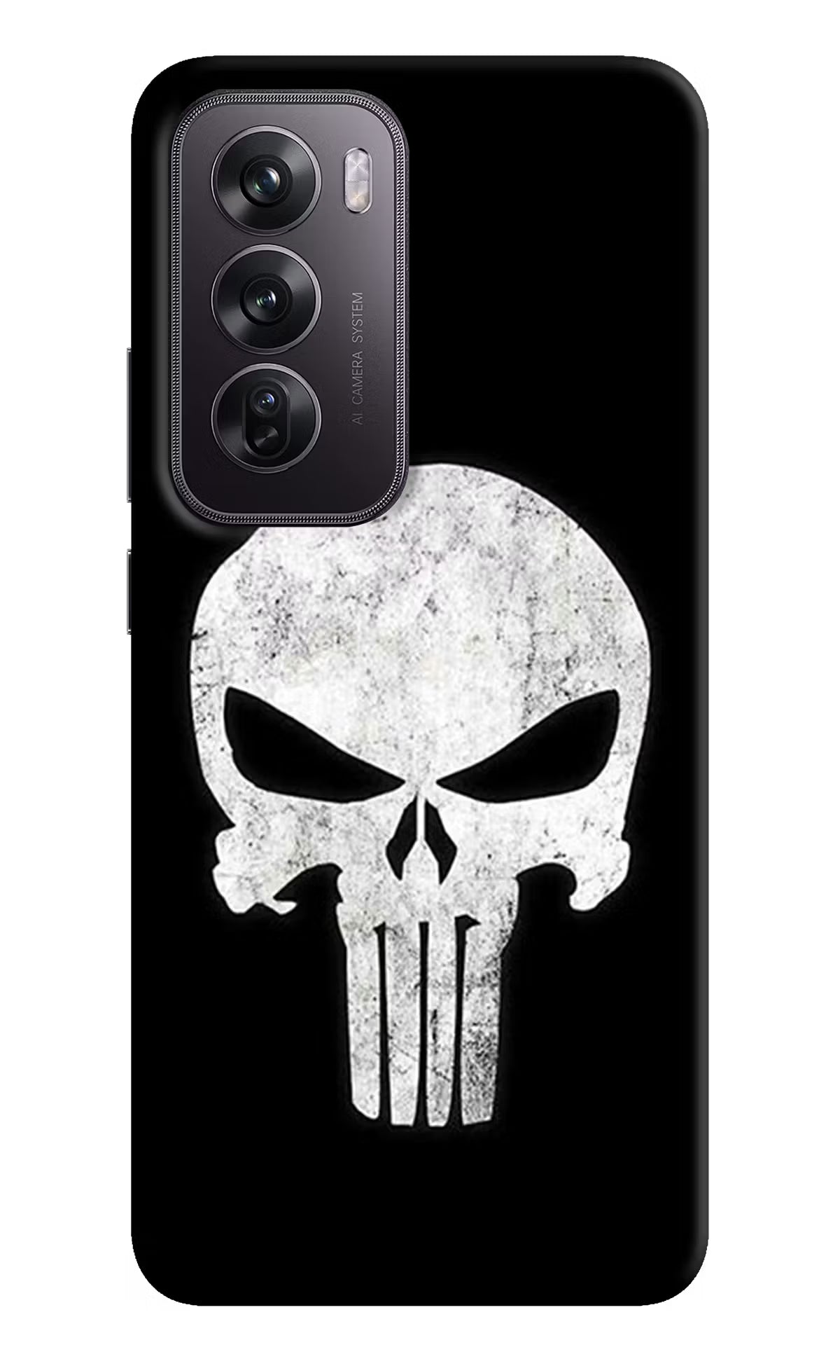 Punisher Skull Oppo Reno12 Pro 5G Hard Case Back Cover by Casekaro