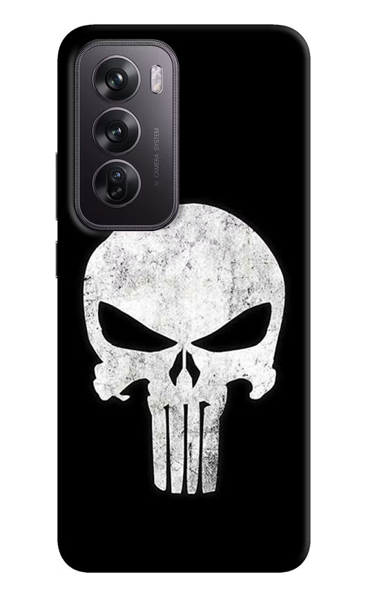 Punisher Skull Oppo Reno12 Pro 5G Hard Case Back Cover by Casekaro