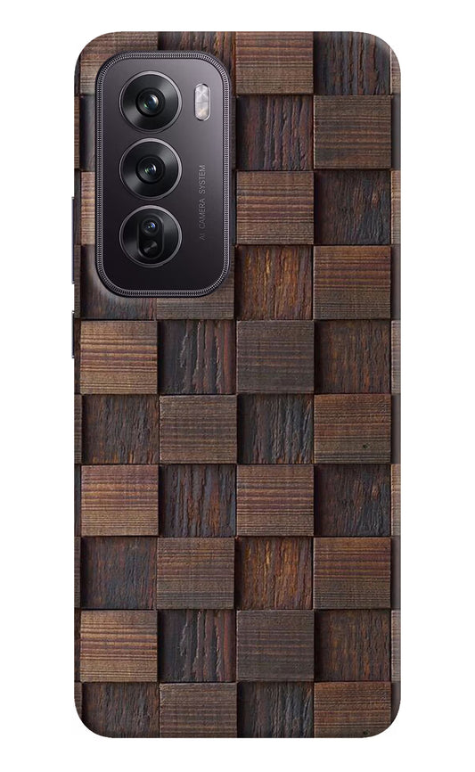 Wooden Cube Design Oppo Reno12 Pro 5G Hard Case Back Cover by Casekaro