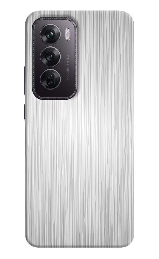 Wooden Grey Texture Oppo Reno12 Pro 5G Hard Case Back Cover by Casekaro