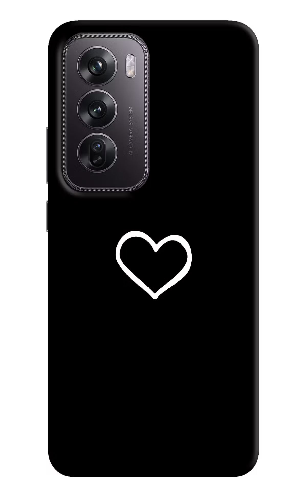 Heart Oppo Reno12 Pro 5G Hard Case Back Cover by Casekaro
