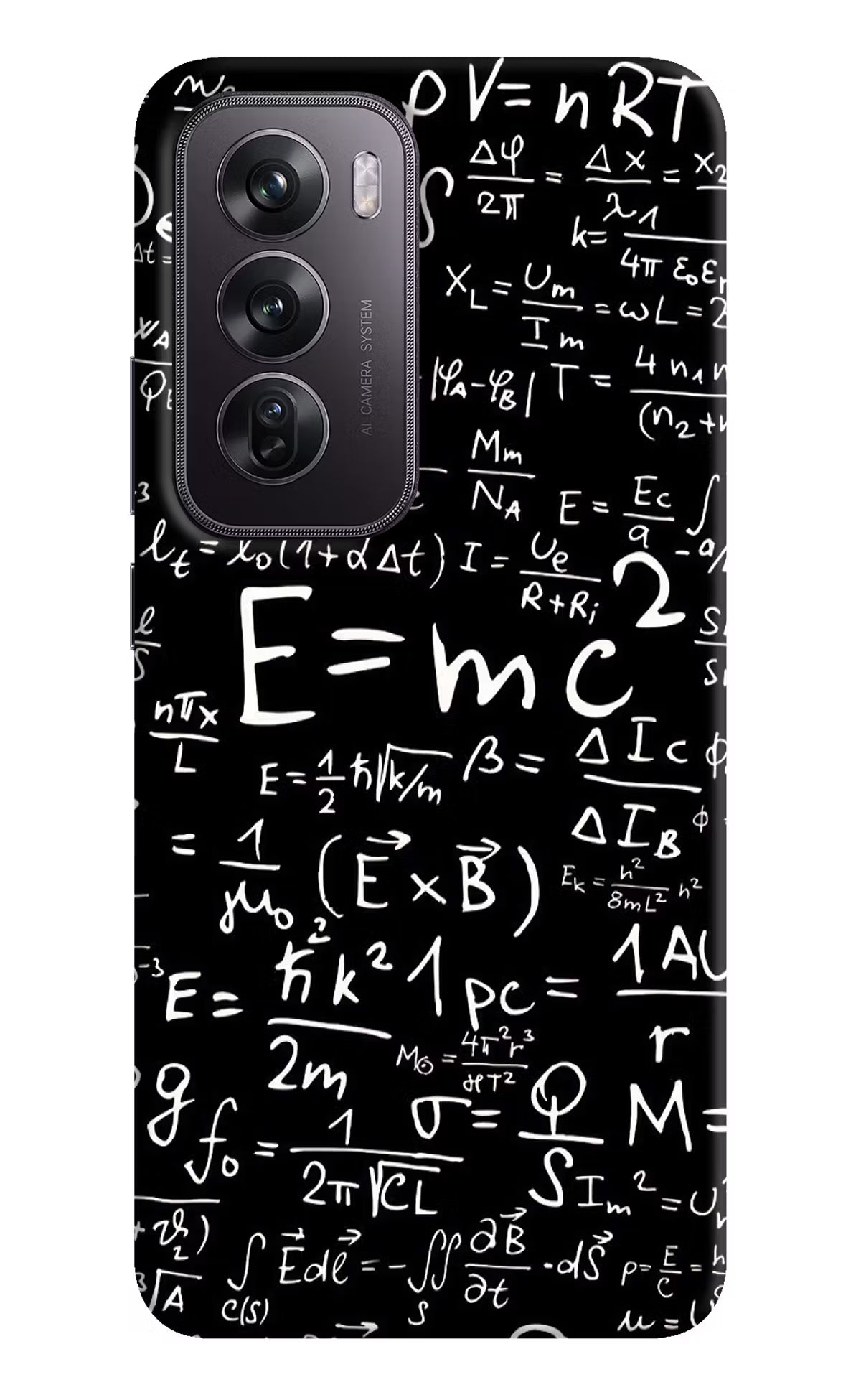 Physics Formula Oppo Reno12 Pro 5G Hard Case Back Cover by Casekaro