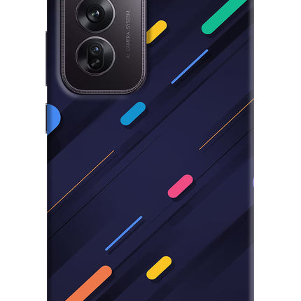 Abstract Design Oppo Reno12 Pro 5G Hard Case Back Cover by Casekaro