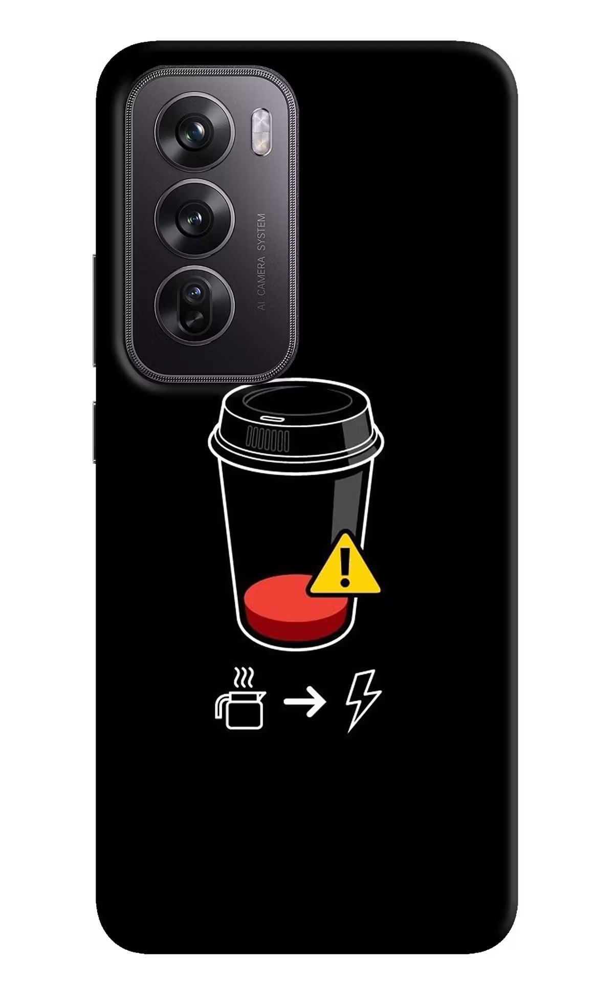 Coffee Oppo Reno12 Pro 5G Hard Case Back Cover by Casekaro