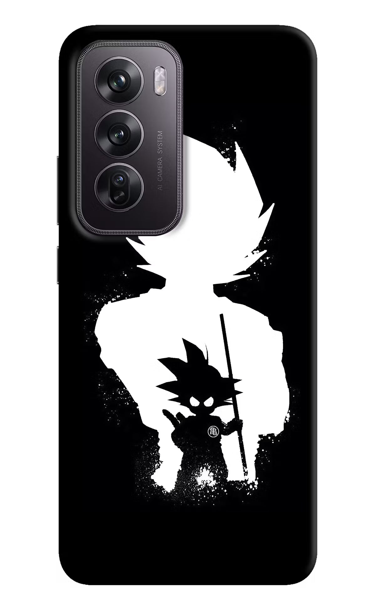 Goku Shadow Oppo Reno12 Pro 5G Hard Case Back Cover by Casekaro