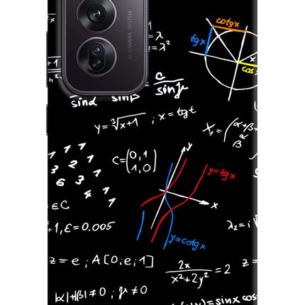 Mathematics Formula Oppo Reno12 Pro 5G Hard Case Back Cover by Casekaro