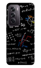 Mathematics Formula Oppo Reno12 Pro 5G Hard Case Back Cover by Casekaro