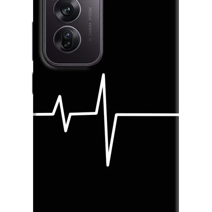 Heart Beats Oppo Reno12 Pro 5G Hard Case Back Cover by Casekaro