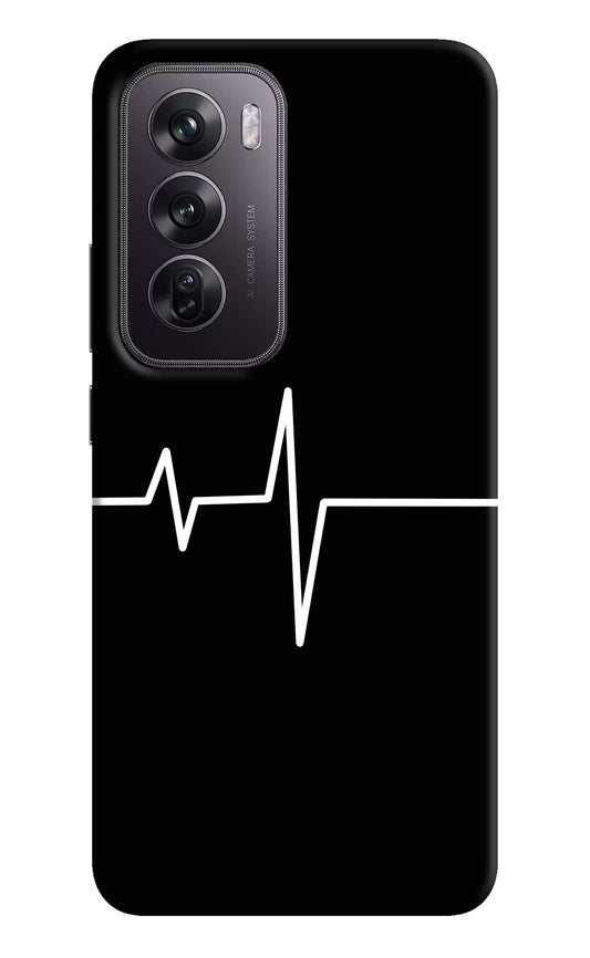 Heart Beats Oppo Reno12 Pro 5G Hard Case Back Cover by Casekaro