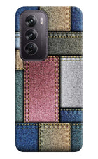 Multicolor Jeans Oppo Reno12 Pro 5G Hard Case Back Cover by Casekaro