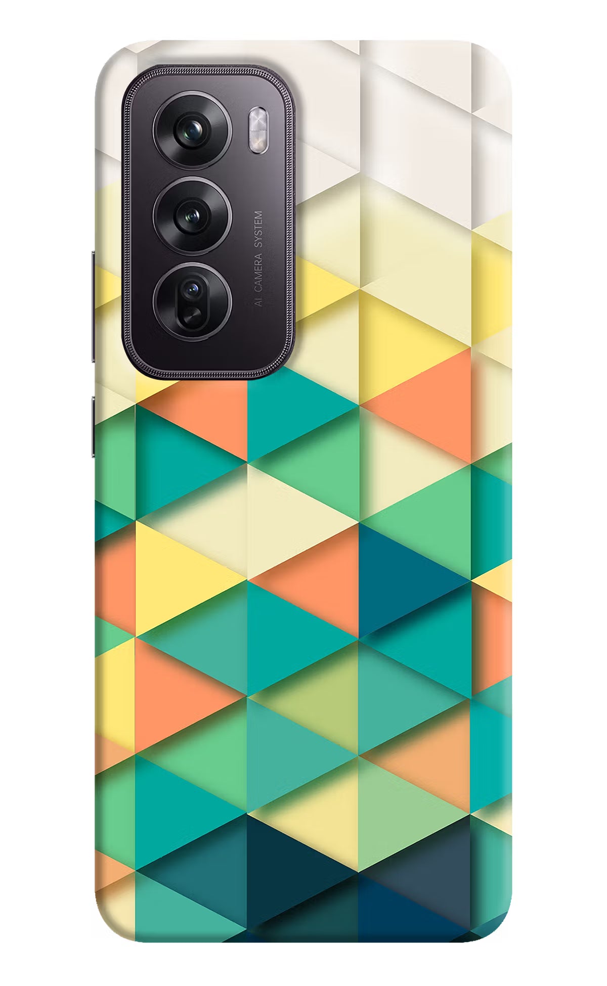 Abstract Oppo Reno12 Pro 5G Hard Case Back Cover by Casekaro