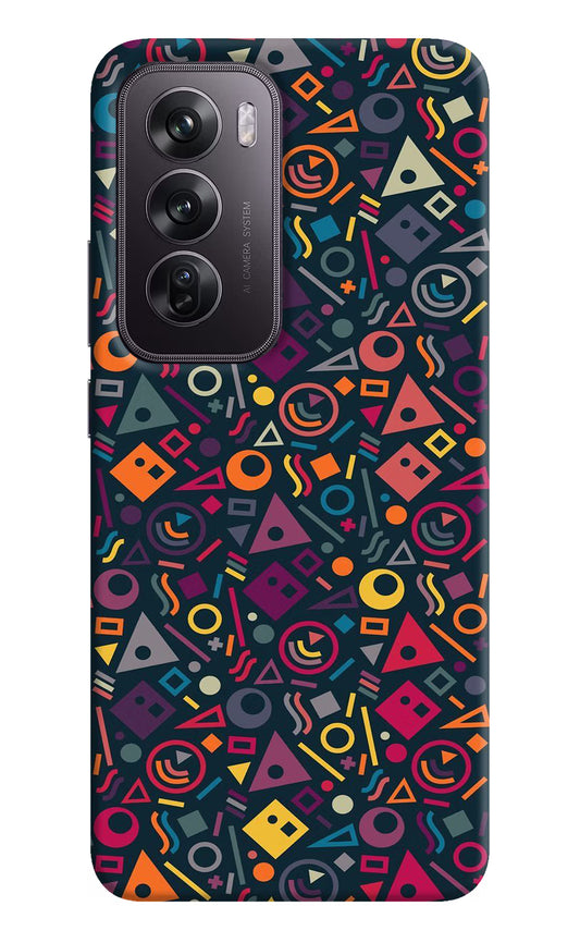 Geometric Abstract Oppo Reno12 Pro 5G Hard Case Back Cover by Casekaro