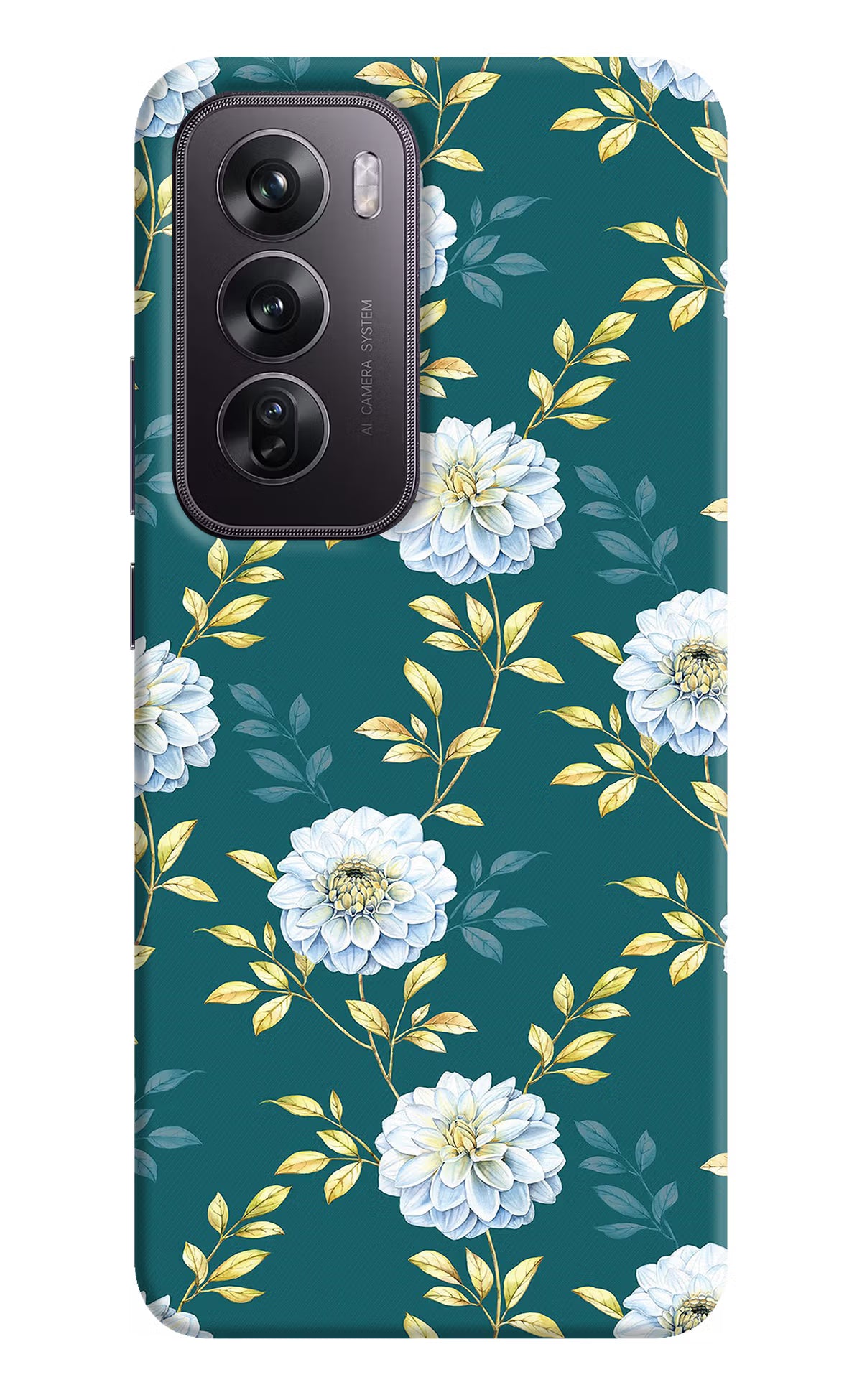 Flowers Oppo Reno12 Pro 5G Hard Case Back Cover by Casekaro