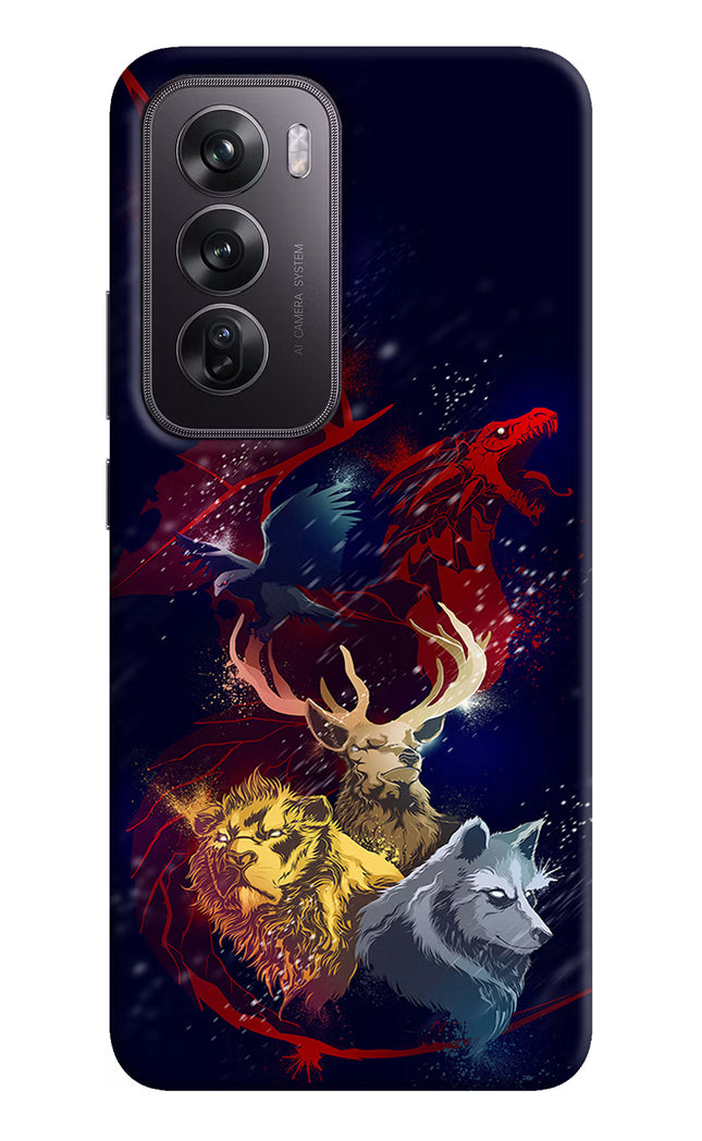 Game Of Thrones Oppo Reno12 Pro 5G Hard Case Back Cover by Casekaro