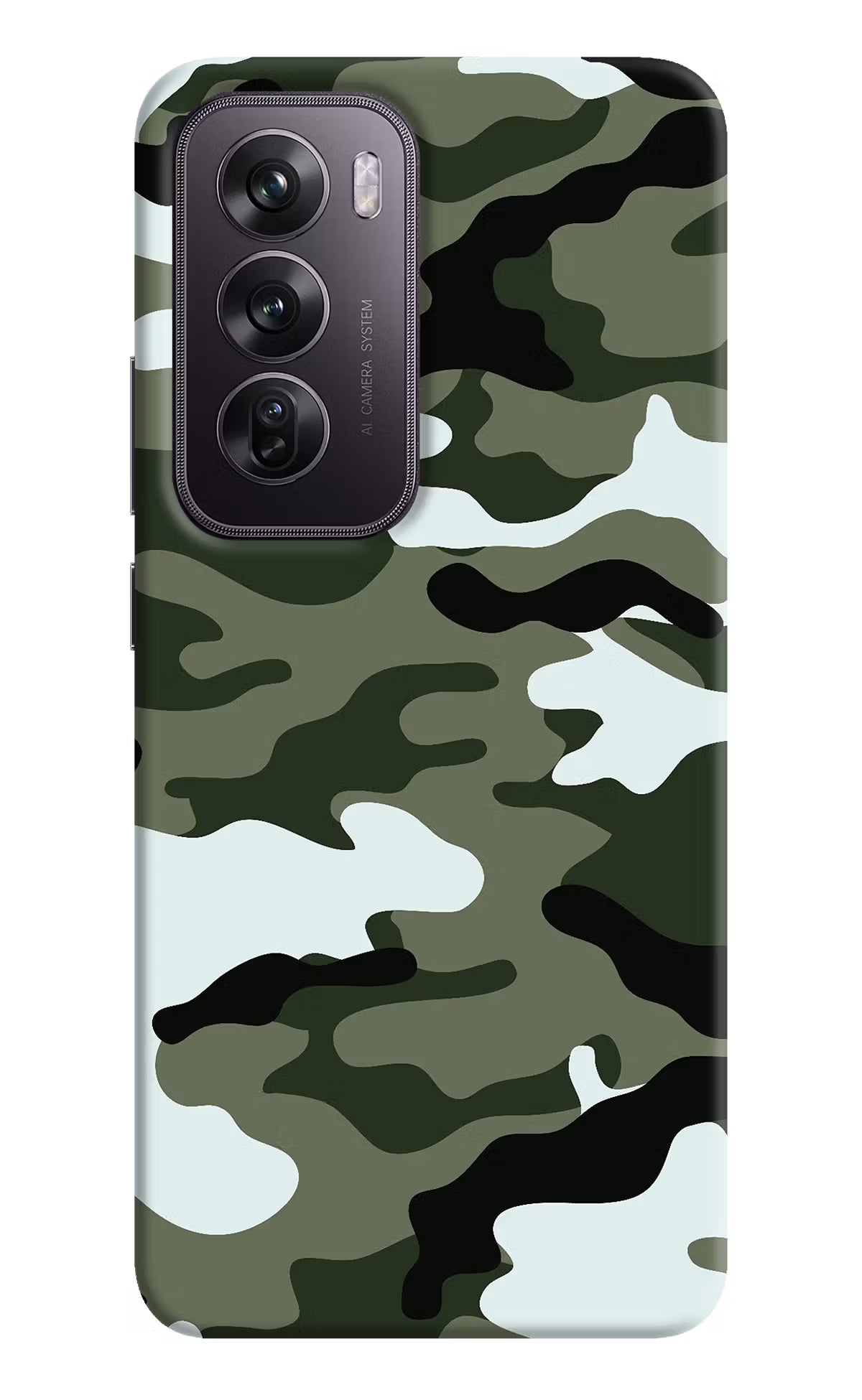 Camouflage Oppo Reno12 Pro 5G Hard Case Back Cover by Casekaro