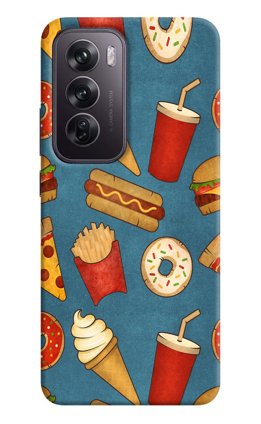 Foodie Oppo Reno12 Pro 5G Hard Case Back Cover by Casekaro