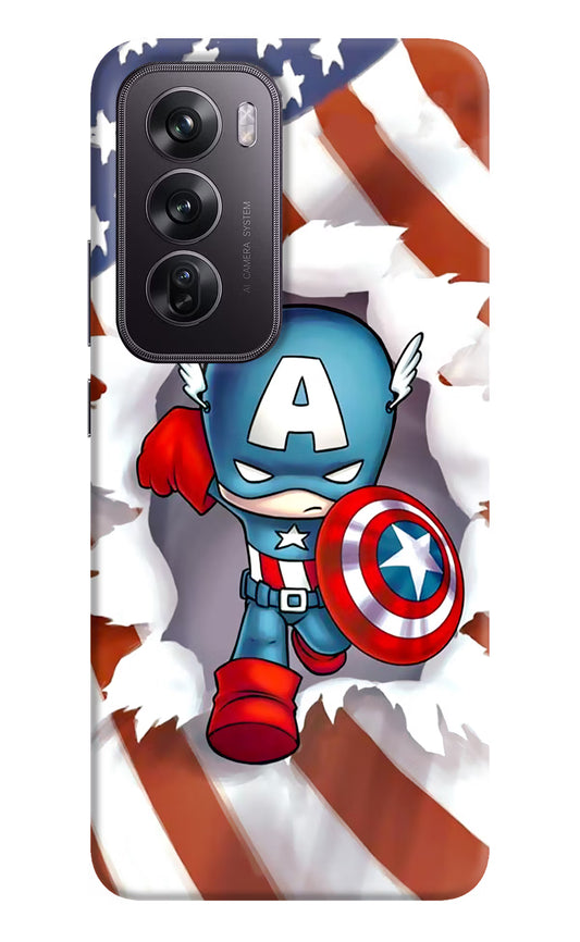 Captain America Oppo Reno12 Pro 5G Hard Case Back Cover by Casekaro