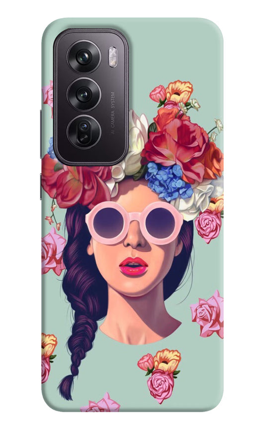 Pretty Girl Oppo Reno12 Pro 5G Hard Case Back Cover by Casekaro