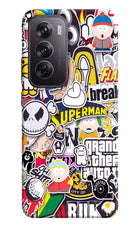 Sticker Bomb Oppo Reno12 Pro 5G Hard Case Back Cover by Casekaro