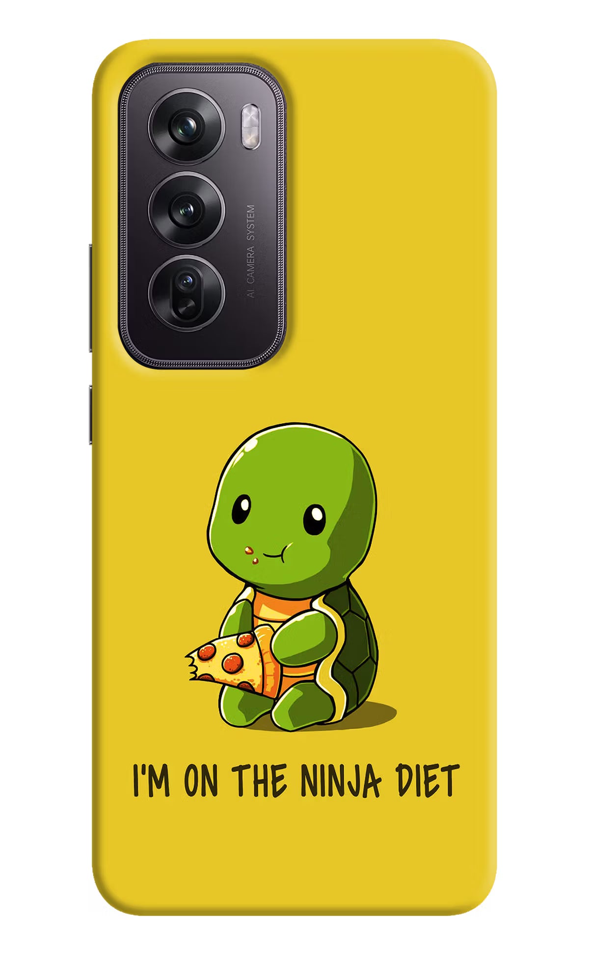 I'm on Ninja Diet Oppo Reno12 Pro 5G Hard Case Back Cover by Casekaro