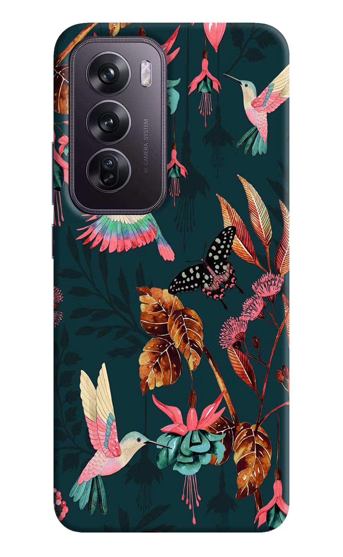 Birds Oppo Reno12 Pro 5G Hard Case Back Cover by Casekaro