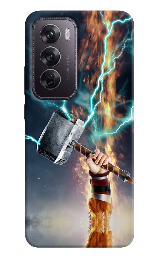 Thor Hammer Mjolnir Oppo Reno12 Pro 5G Hard Case Back Cover by Casekaro