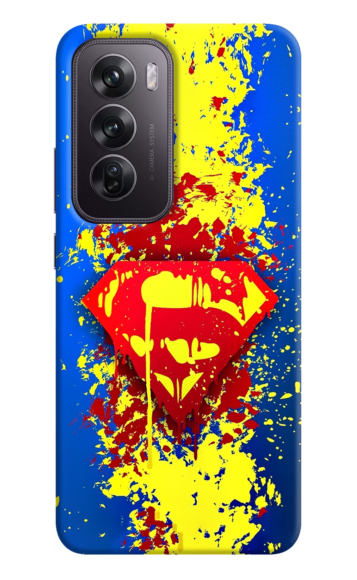 Superman logo Oppo Reno12 Pro 5G Hard Case Back Cover by Casekaro
