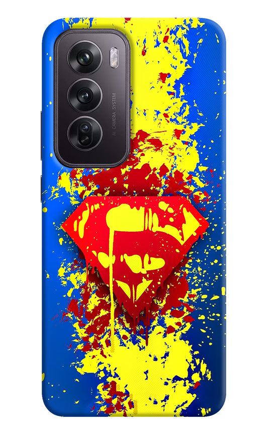 Superman logo Oppo Reno12 Pro 5G Hard Case Back Cover by Casekaro