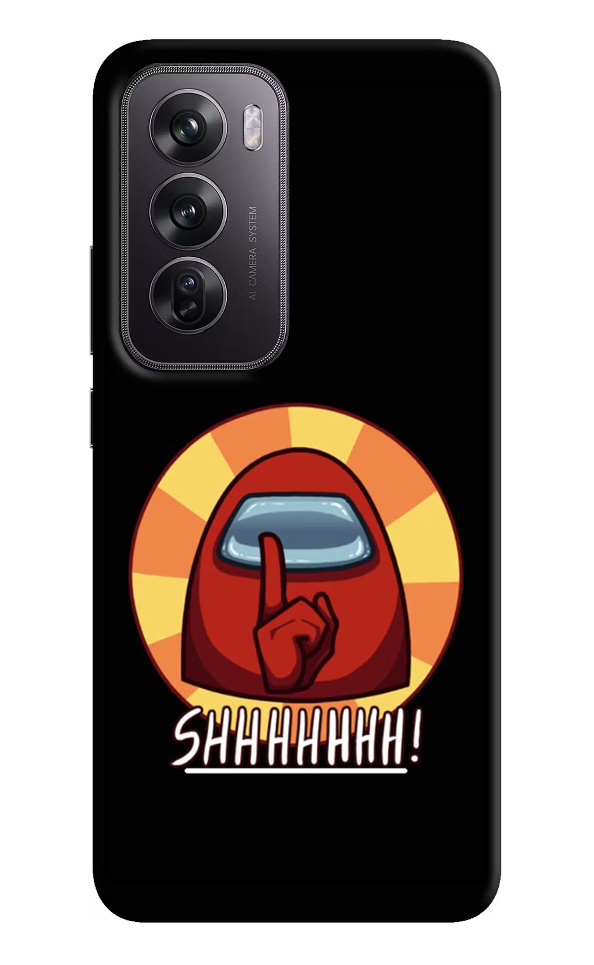 Among Us Shhh! Oppo Reno12 Pro 5G Hard Case Back Cover by Casekaro