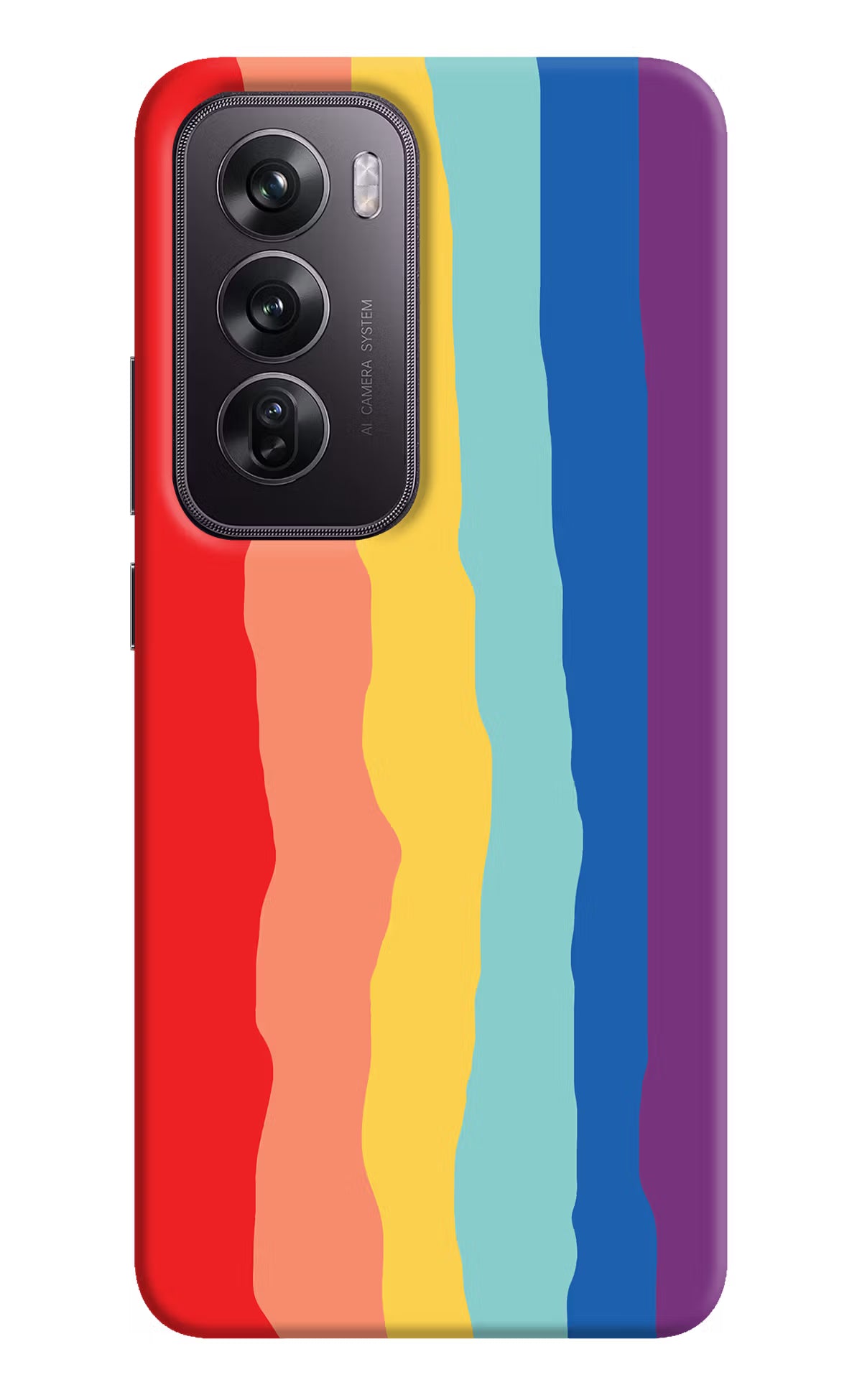 Rainbow Oppo Reno12 Pro 5G Hard Case Back Cover by Casekaro