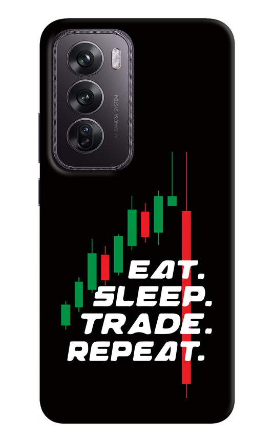Eat Sleep Trade Repeat Oppo Reno12 Pro 5G Back Cover